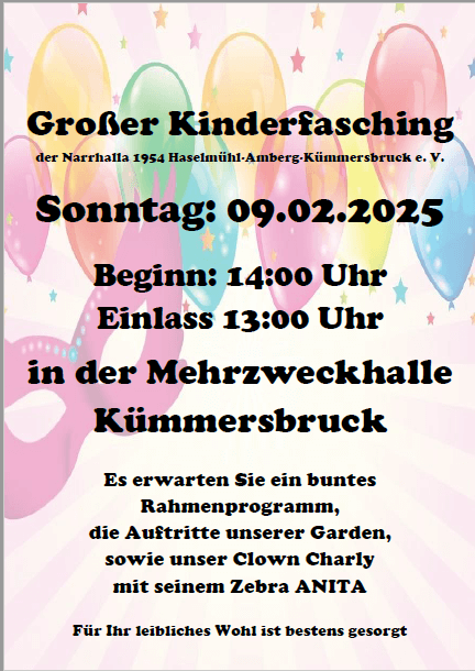 Kinderfasching 2025