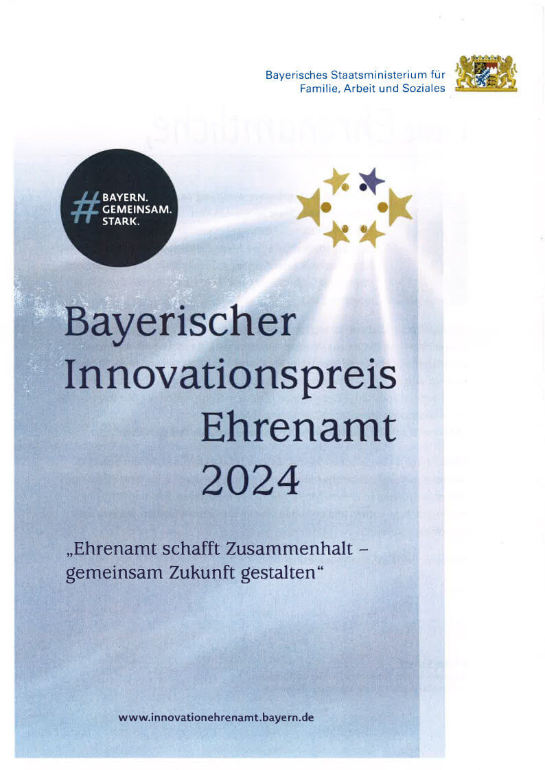 Bayerischer Innovationspreis Ehrenamt 2024