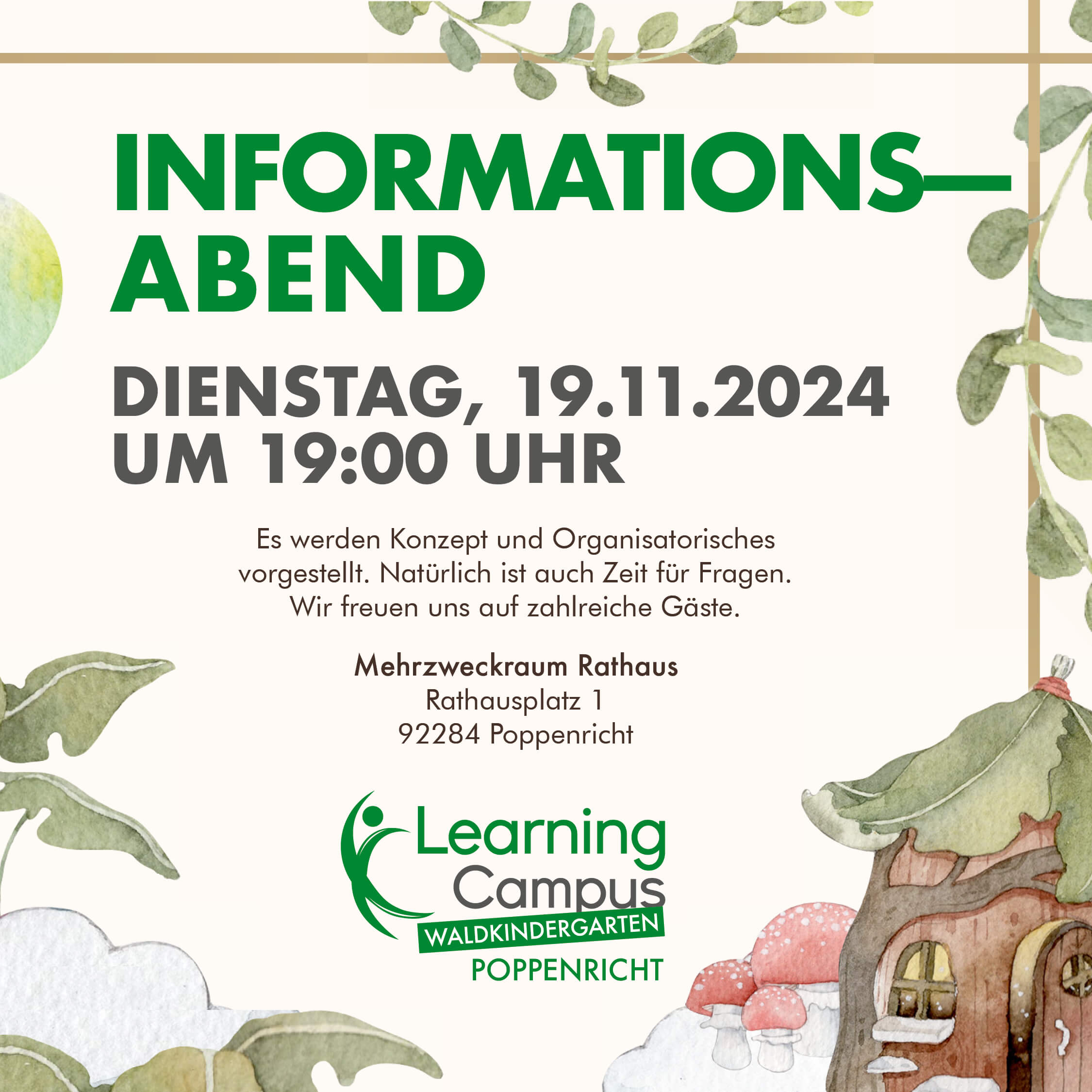 Informationsabend Waldkindergarten Poppenricht